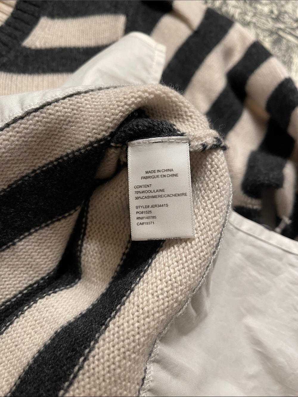 New with tags Brochu Walker cashmere and wool sweater - Picture 6 of 10